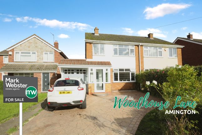 Semi-detached house for sale in Woodhouse Lane, Amington, Tamworth