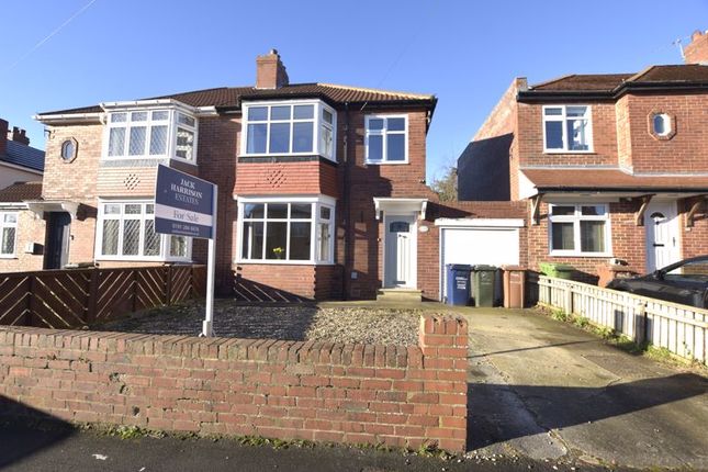 Semi-detached house for sale in Teviotdale Gardens, High Heaton, Newcastle Upon Tyne