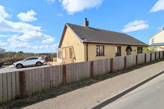 Detached bungalow for sale in New Inn, Pencader, Carmarthenshire.