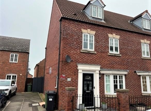 Thumbnail Semi-detached house to rent in Attenborough Close, Wigston, Leicester
