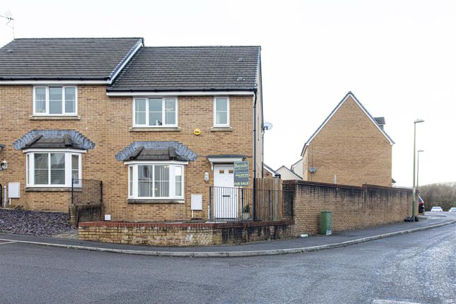 Thumbnail Semi-detached house for sale in Knights Walk, Caerphilly