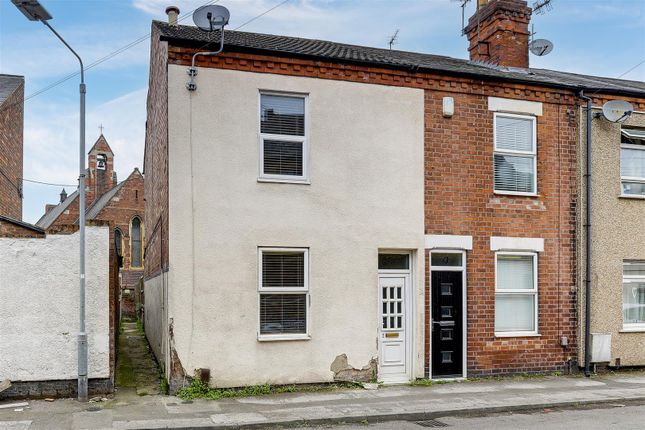 Thumbnail End terrace house for sale in Curzon Street, Netherfield, Nottinghamshire