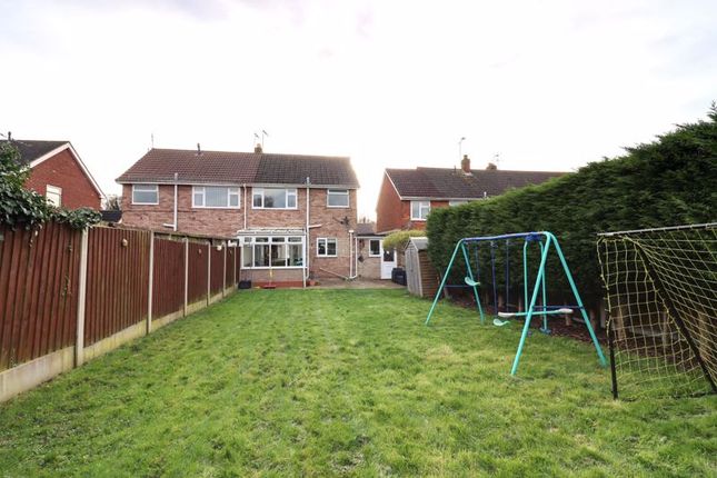 Semi-detached house for sale in Tylecote Crescent, Great Haywood, Stafford