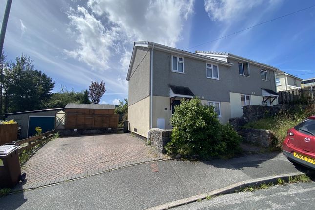 Semi-detached house for sale in Wesley Close, Stenalees, St. Austell
