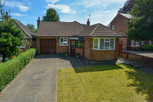 Thumbnail Detached bungalow for sale in Granville Road, Wigston, Leicester
