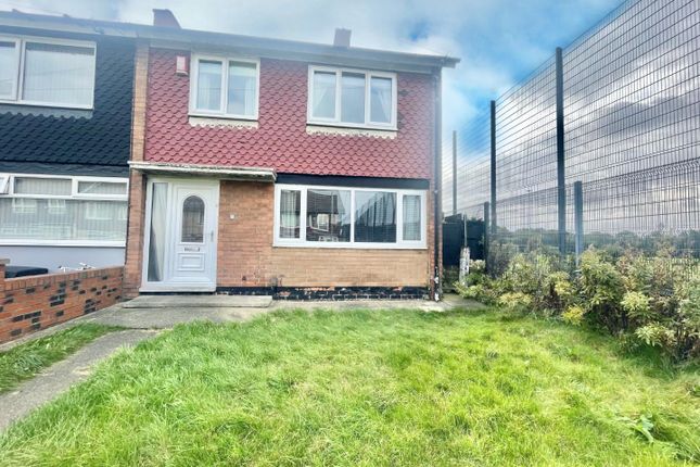 Thumbnail End terrace house for sale in Dunlane Close, Middlesbrough
