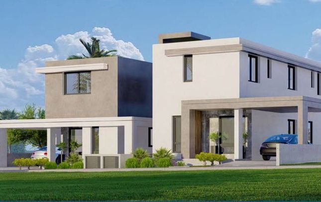 Semi-detached house for sale in Krasas, Larnaca, Cyprus