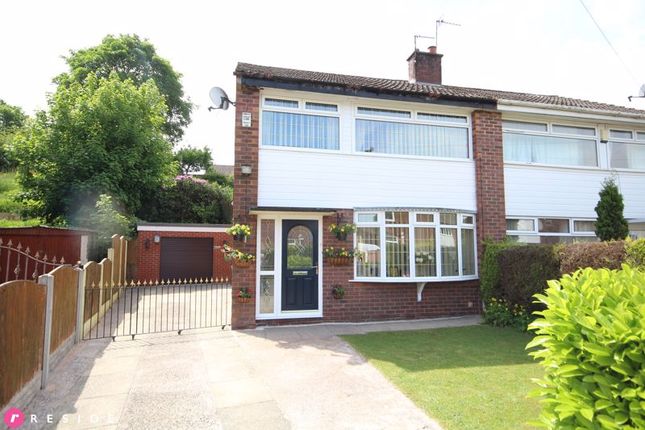 Thumbnail Semi-detached house for sale in Ashley Close, Sudden, Rochdale