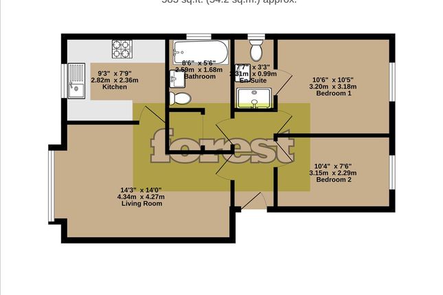 Flat for sale in Redford Close, Feltham