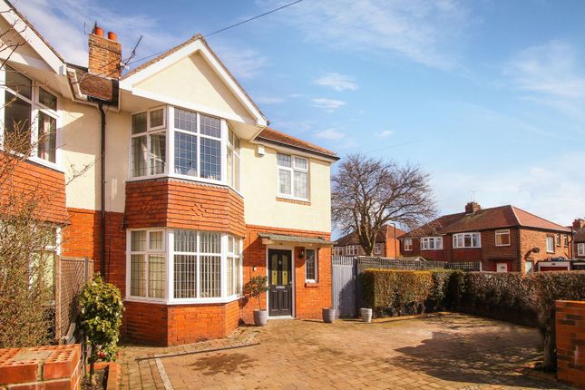 Thumbnail Semi-detached house for sale in Elmfield Gardens, Whitley Bay