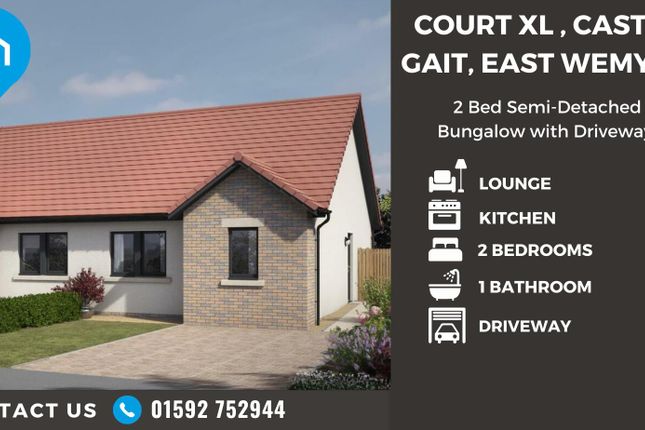 Thumbnail Semi-detached bungalow for sale in Randolph Street, East Wemyss, Kirkcaldy