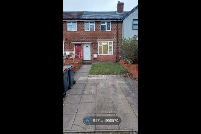 Thumbnail Terraced house to rent in Alwold Road, Birmingham
