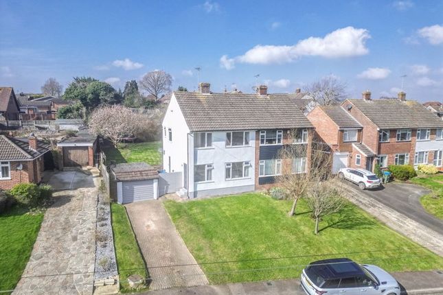 Thumbnail Semi-detached house for sale in Hever Wood Road, West Kingsdown