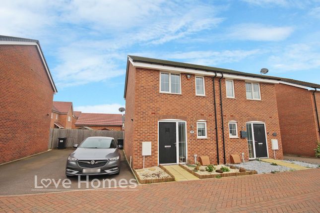 Thumbnail Semi-detached house for sale in Fry Grove, Flitwick, Bedford