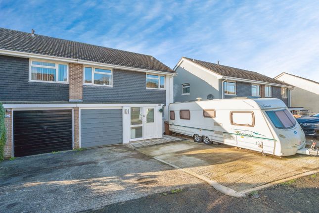 Thumbnail Semi-detached house for sale in Budleigh Close, Plymouth, Devon