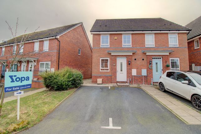 Semi-detached house for sale in Buckmaster Way, Rugeley