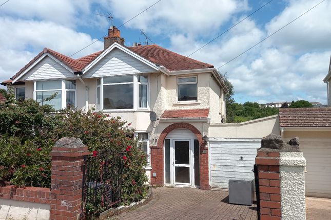 Thumbnail Semi-detached house for sale in All Hallows Road, Preston, Paignton