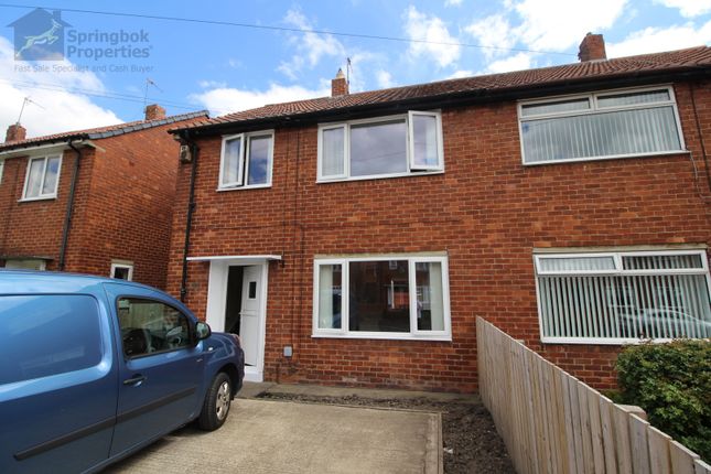 3 bed semi-detached house for sale in Ripon Drive, Crook, Durham DL15