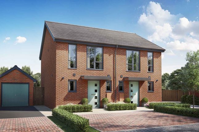 Thumbnail Semi-detached house for sale in "The Canford - Plot 80" at Dryleaze, Yate, Bristol