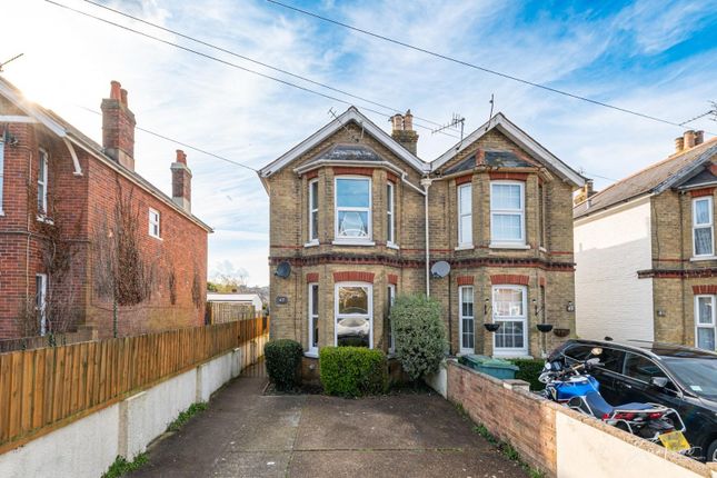 Thumbnail Semi-detached house for sale in West Hill Road, Ryde