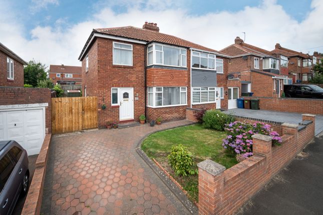 Thumbnail Semi-detached house for sale in Hillside Avenue, South West Denton, Newcastle Upon Tyne