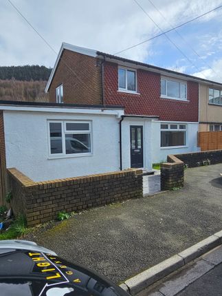 Semi-detached house for sale in Fforchaman Road, Aberdare