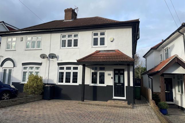 Semi-detached house for sale in Crescent Drive, Petts Wood, Kent
