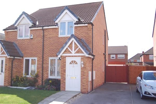 Thumbnail Semi-detached house to rent in Hudson Way, Grantham