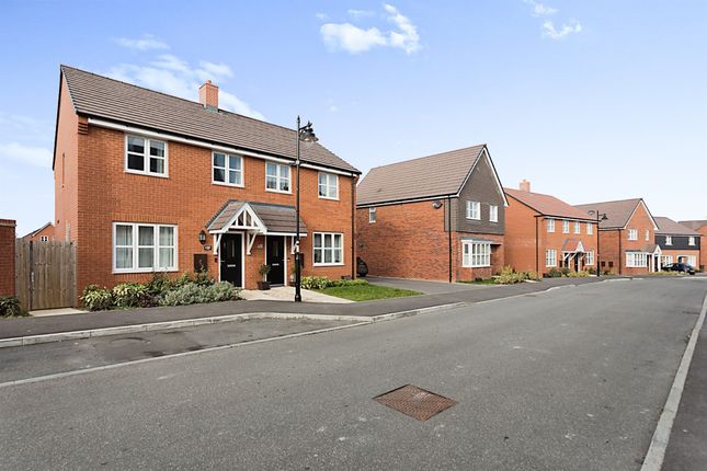 Thumbnail Semi-detached house for sale in Great Amber Way, Amesbury, Salisbury
