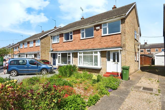 Thumbnail Semi-detached house for sale in Brocklesby Close, Hessle