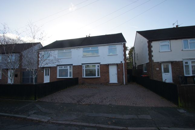 Thumbnail Semi-detached house for sale in Maxwell Close, Whitby, Ellesmere Port, Cheshire.