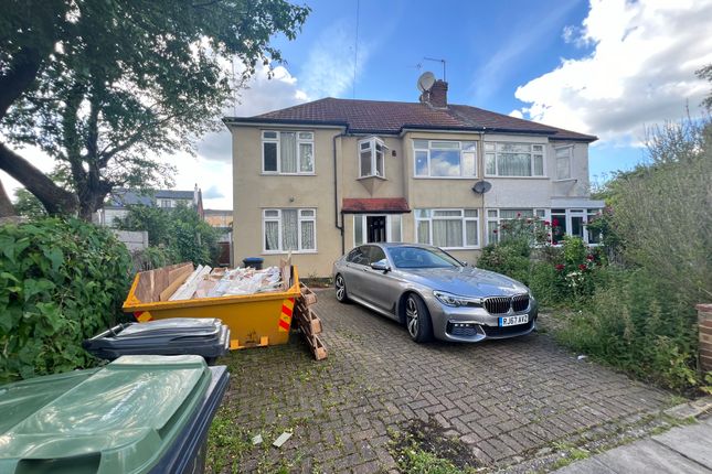 Thumbnail Semi-detached house to rent in Woodcote Close, Enfield