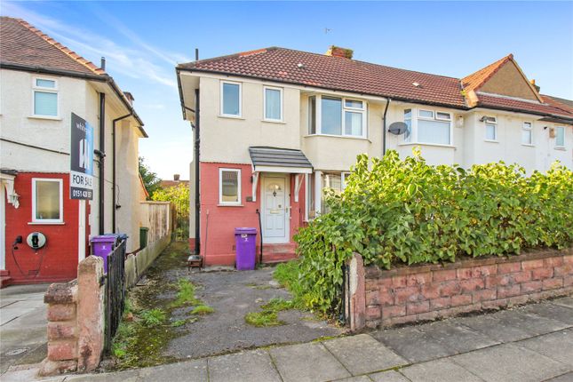 Thumbnail End terrace house for sale in Northmead Road, Liverpool, Merseyside