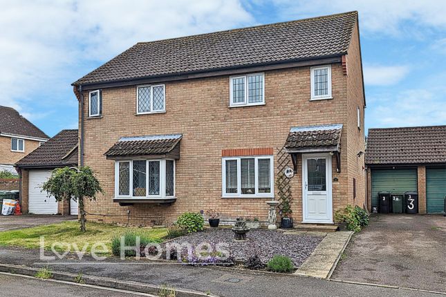 Thumbnail Semi-detached house for sale in Cherry Close, Houghton Conquest, Bedford