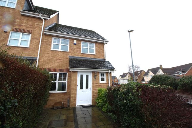 Thumbnail End terrace house to rent in Signal Close, Lower Stondon