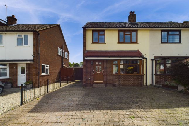 Thumbnail Semi-detached house for sale in Clayton Croft Road, Wilmington, Kent