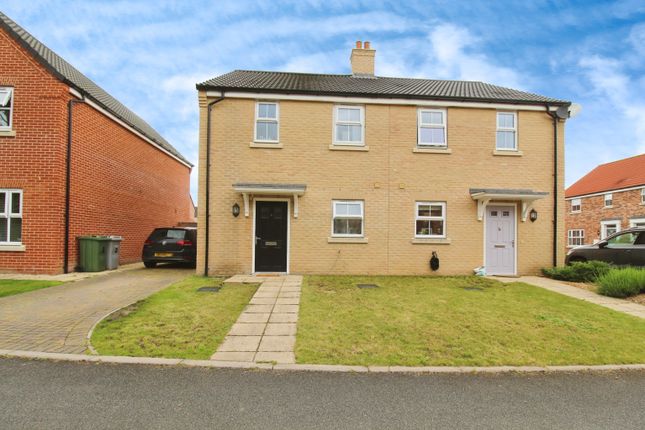 Thumbnail Semi-detached house for sale in Warner Way, Little Plumstead, Norwich