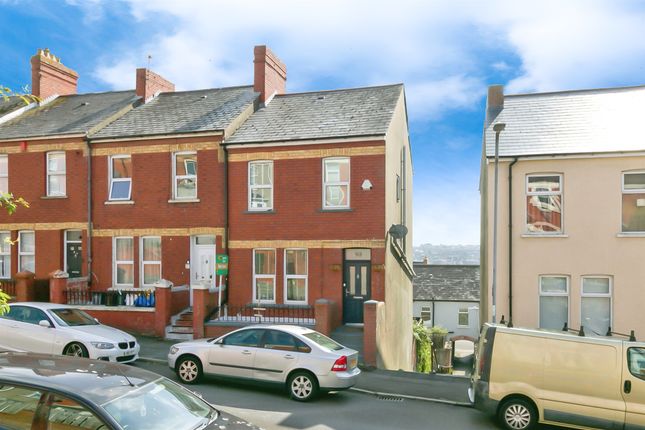 Thumbnail End terrace house for sale in Porthkerry Road, Barry