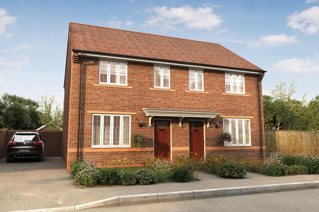 Thumbnail Semi-detached house for sale in "Grovier" at Turtle Dove Close, Hinckley