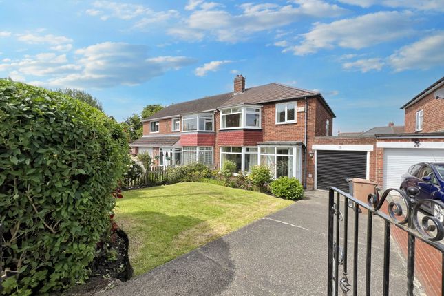 Thumbnail Semi-detached house for sale in Ashcroft Drive, Forest Hall, Newcastle Upon Tyne
