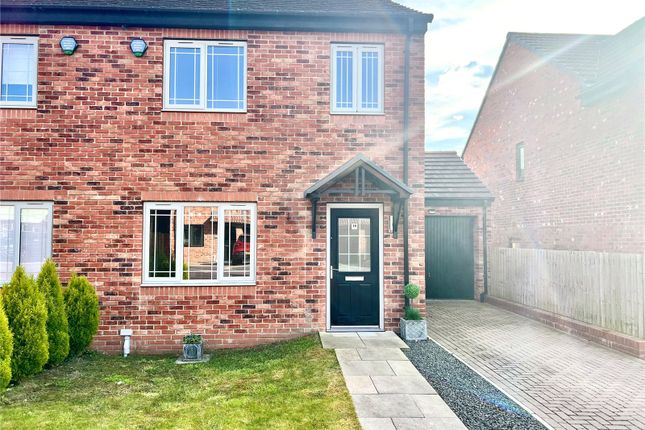 Thumbnail Semi-detached house for sale in Glen Drive, Dinnington, Newcastle Upon Tyne, Tyne And Wear