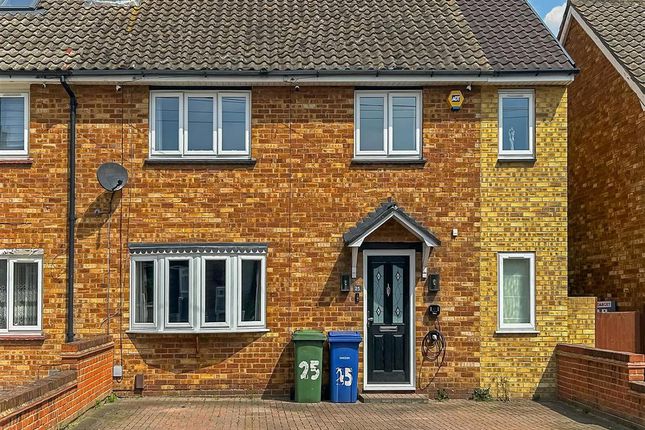 Thumbnail End terrace house for sale in Dacre Crescent, Aveley, South Ockendon, Essex