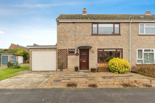 Thumbnail Semi-detached house for sale in Halford Close, Attleborough