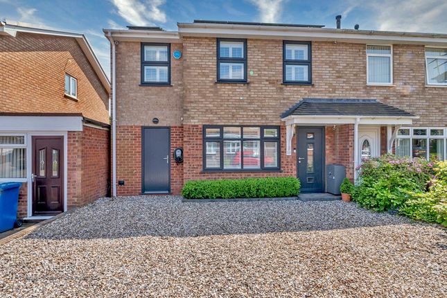 Thumbnail Semi-detached house for sale in Kingsdown Road, Burntwood