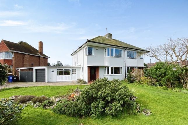 Thumbnail Semi-detached house for sale in Corton Road, Lowestoft, Suffolk