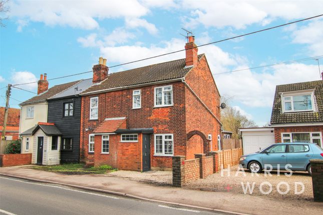 End terrace house for sale in Station Road, Thorrington, Colchester, Essex