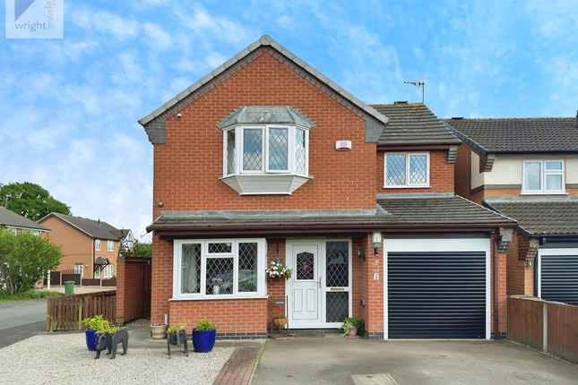 Thumbnail Detached house for sale in Ellison Close, Stoney Stanton, Leicester