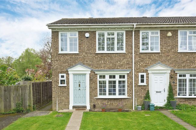 Thumbnail End terrace house for sale in Mayfield Close, Hersham, Walton-On-Thames, Surrey