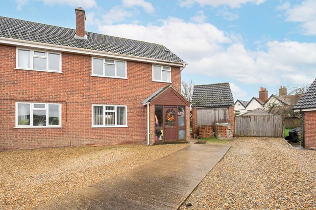 Semi-detached house for sale in Apple Close, Banham, Norwich