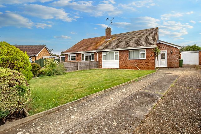 Thumbnail Semi-detached bungalow for sale in Queen Elizabeth Drive, Dersingham, King's Lynn, Norfolk